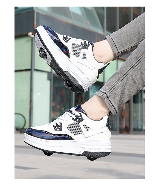 Produit n°12:Chaussures à roulettes enfant/rollers lumineux et stylé, parfaits pour les enfants/roullers skates/skates shoes/inline skates/skating shoes for boy /skateboard