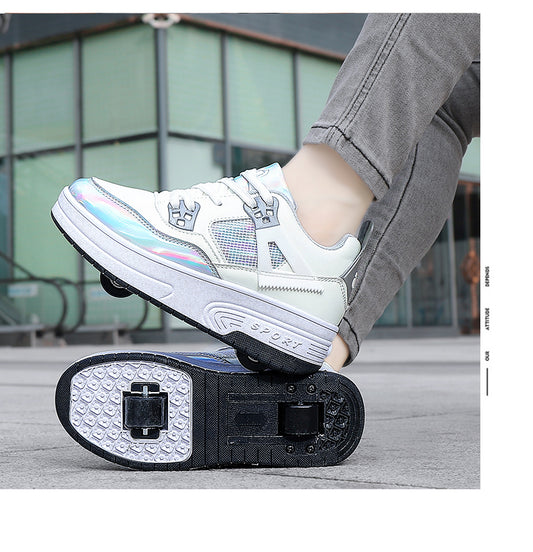 Produit n°12:Chaussures à roulettes enfant/rollers lumineux et stylé, parfaits pour les enfants/roullers skates/skates shoes/inline skates/skating shoes for boy /skateboard